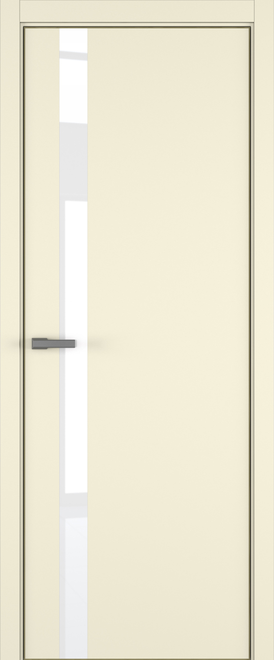 H2 ДО ART Lite Lacobel White Pure 800*2000 Жемчужно-перламутровая эмаль (43) ALU Золотая под 2 петли зпз 196