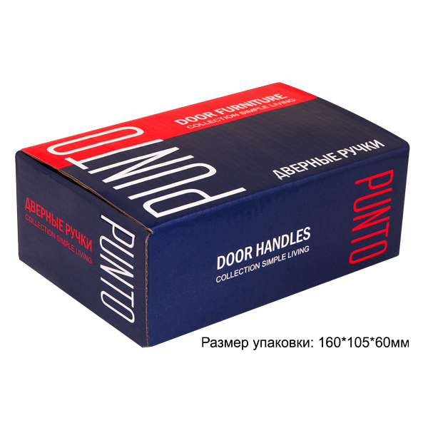 Ручка Punto (Пунто) раздельная R.TL54.LOGICA 180mm SN/CP-3 мат. никель/хром 8x180мм M4(12х90х50)