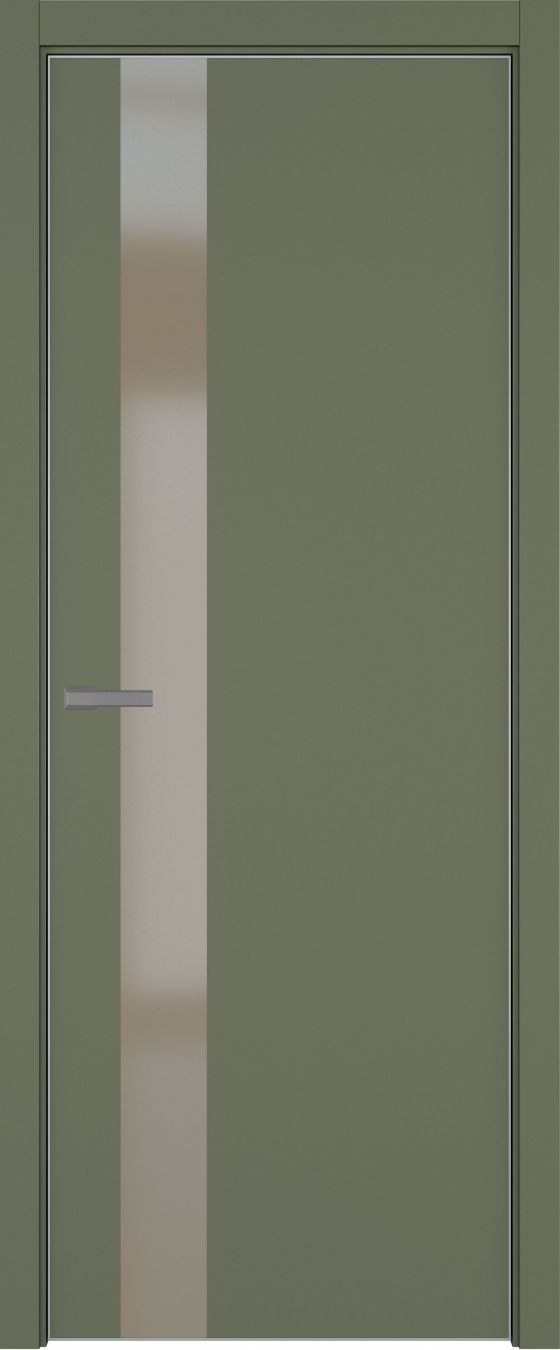 H3 ДО ART Lite бронза мат. 800*2000 Оливковая эмаль ALU Серая под 2 петли зпз 196
