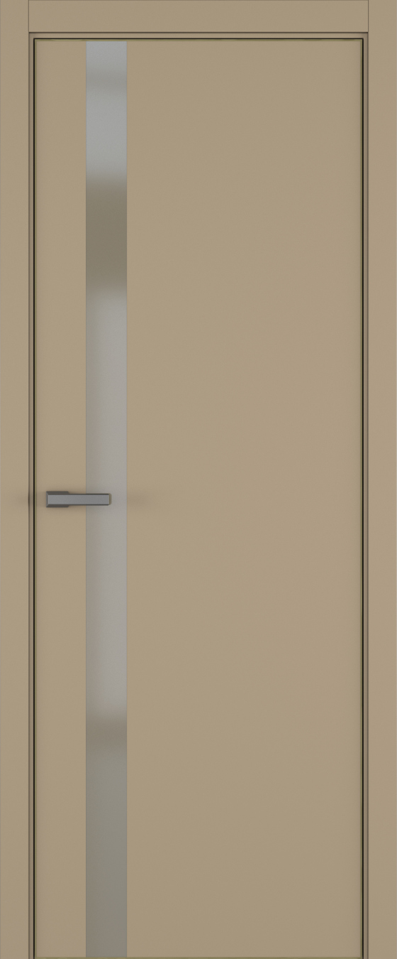 H2 ДО ART Lite бронза мат. 800*2000 Бежевая эмаль ALU Золотая под 2 петли зпз 196