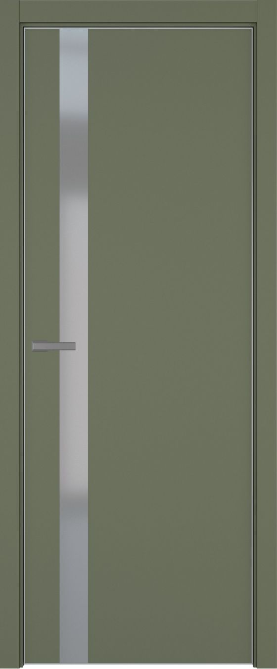 H2 ДО ART Lite серый мат. 800*2000 Оливковая эмаль ALU Серая под 2 петли зпз 196