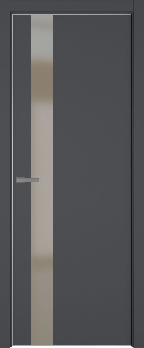 H3 ДО ART Lite бронза мат. 800*2000 Темно-серая эмаль ALU Серая под 2 петли зпз 196